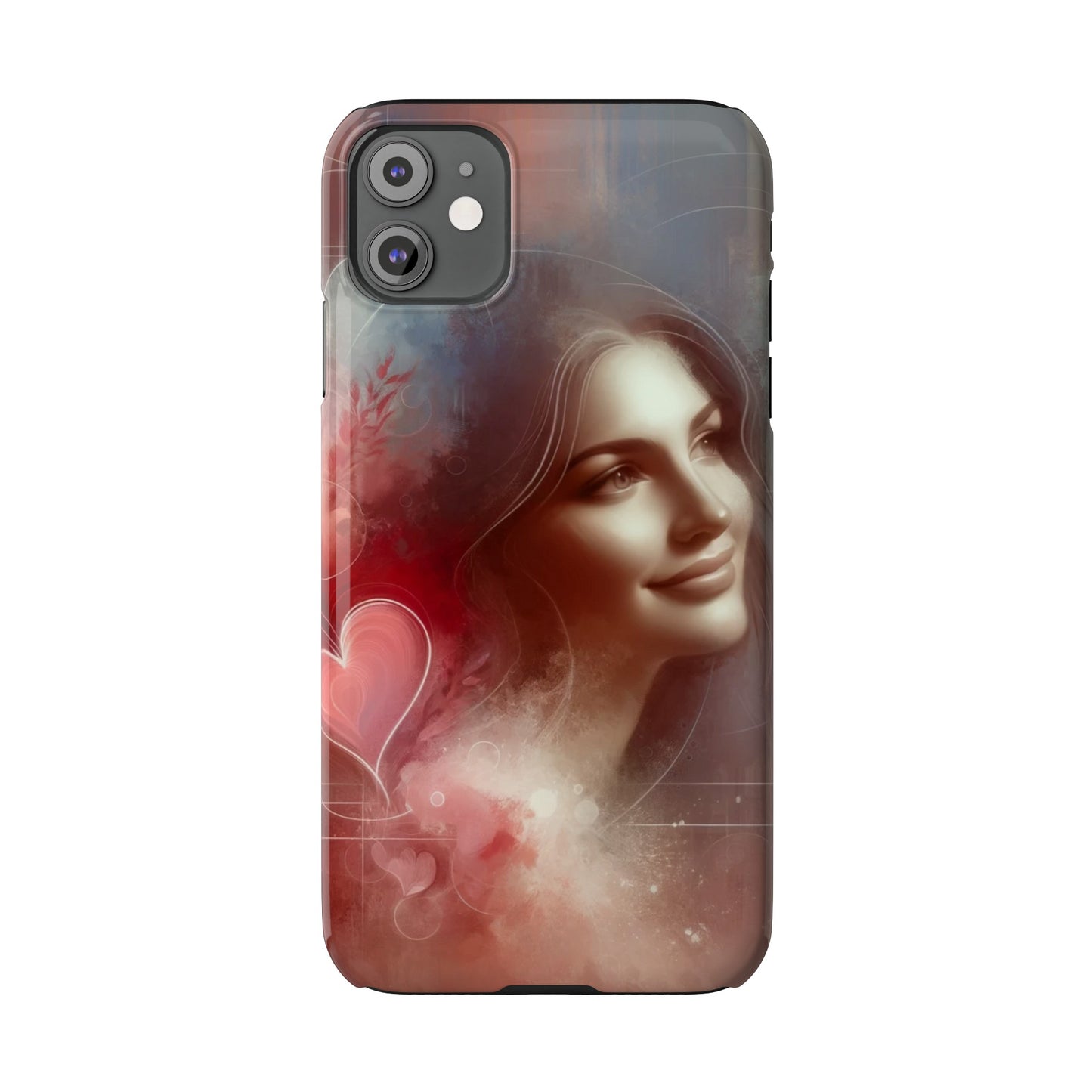 Herzensflüstern: Verzauberte Liebesmuse Handy - Cover - eine verliebte Frau