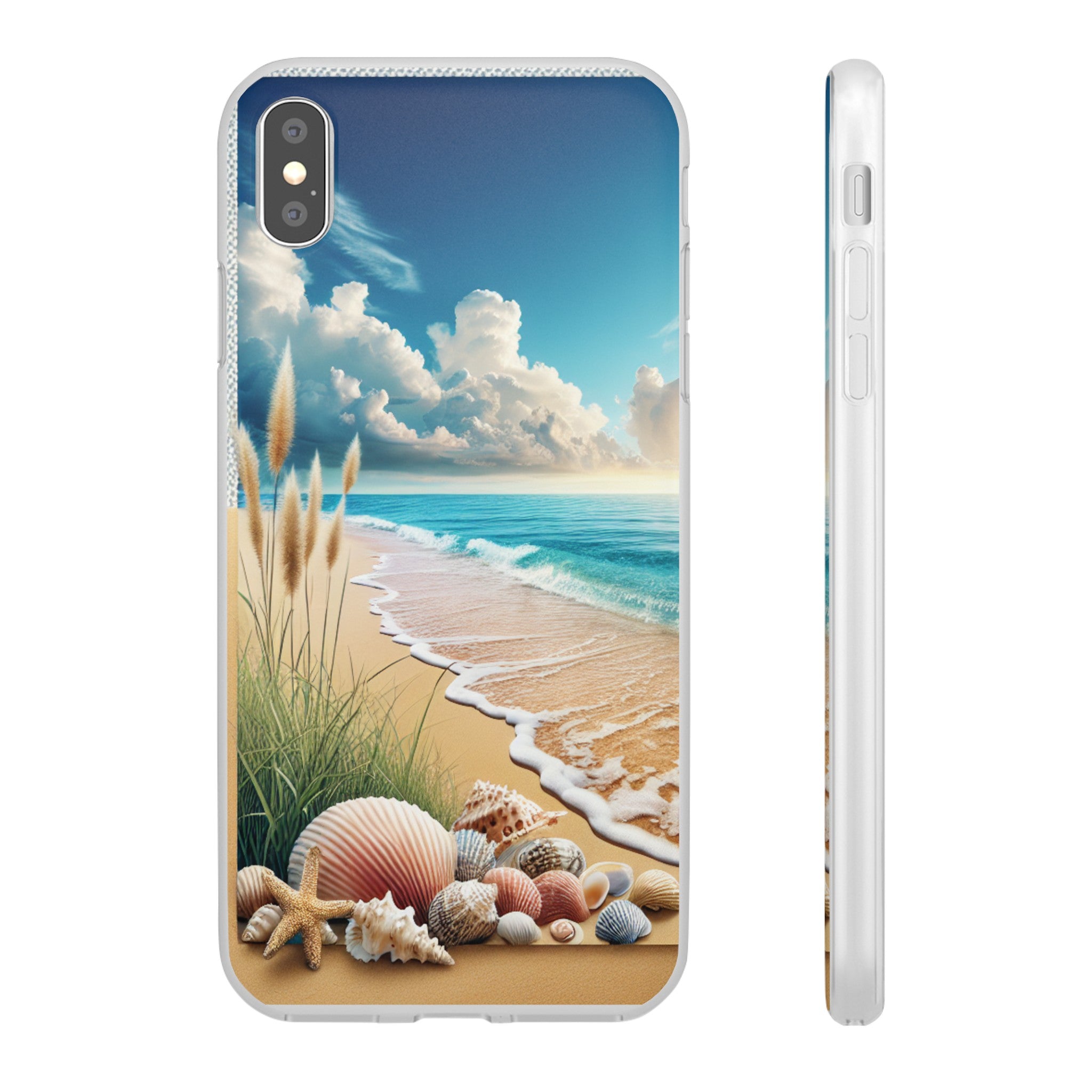 Strandparadies Handy Cover - Für iPhone & Samsung, Tauche ein in die Wellen - Die Inspiration für einen baldigen Urlaub