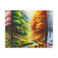 Tiere des Waldes von Benedict Rousseau Monet     -Canvas -Wandgemälde