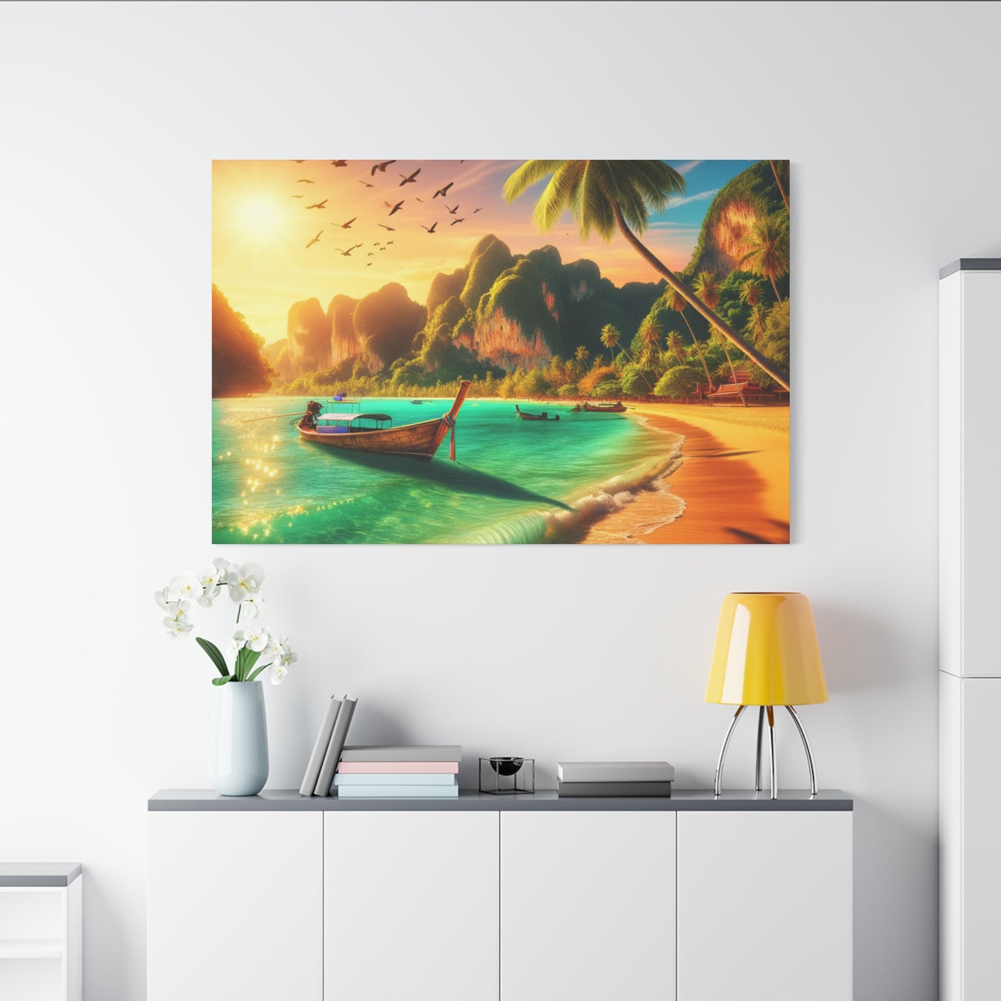 Entdecke die Schönheit Thailands: Atemberaubende Strand- und Meereslandschaften für dein Zuhause       - Canvas  - Wandbild