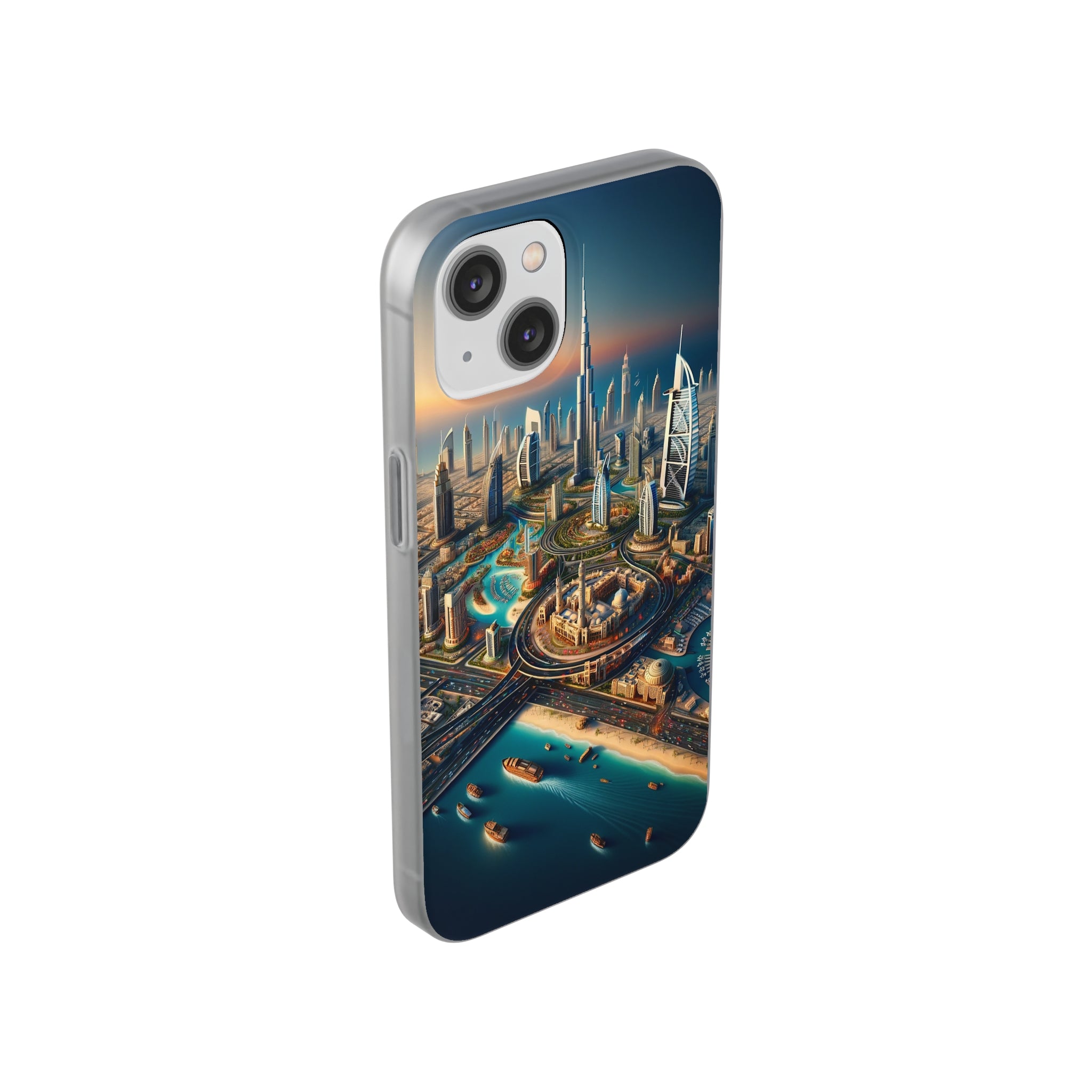 Dubai Dreams: Dein Handy-Cover in luxuriösem Glanz mit dem Design der Wahrzeichen Dubais wie z.B. Burj Khalifa oder dem Burj al Arab!