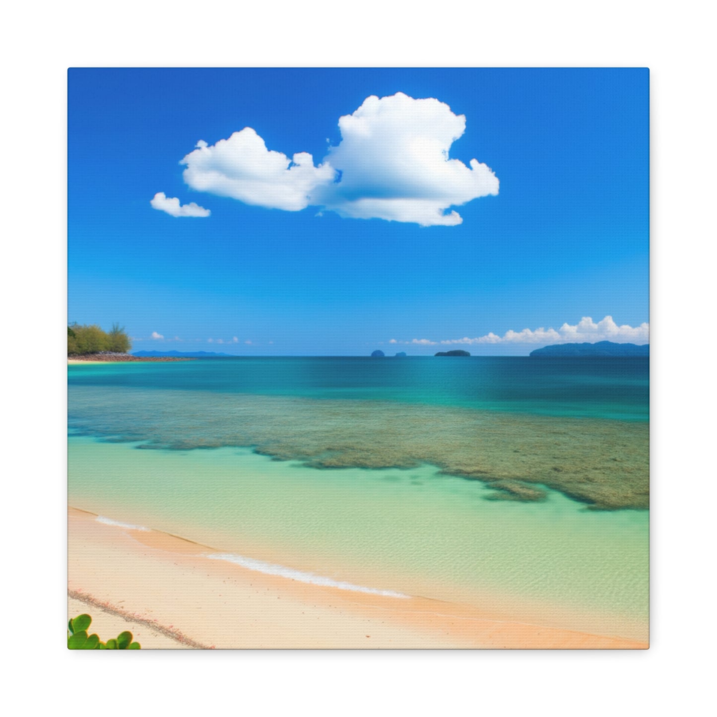 Entdecke die Schönheit Thailands: Atemberaubende Strand- und Meereslandschaften für Dein Zuhause           - Canvas  - Wandbild