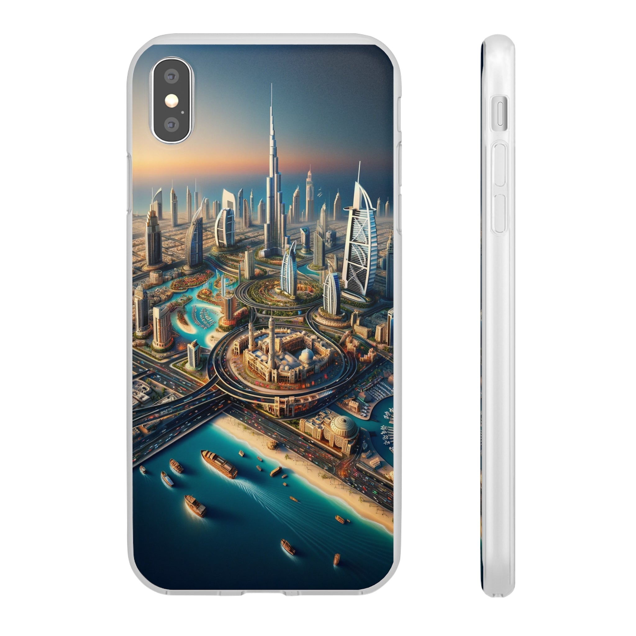 Dubai Dreams: Dein Handy-Cover in luxuriösem Glanz mit dem Design der Wahrzeichen Dubais wie z.B. Burj Khalifa oder dem Burj al Arab!