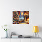 Christmas is coming von "Sebastian Delacroix"   -Canvas -Wandgemälde