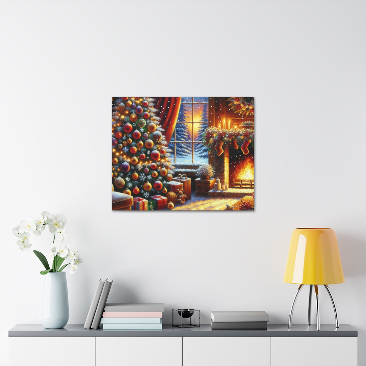 Christmas is coming von "Sebastian Delacroix"   -Canvas -Wandgemälde