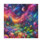Wandgemälde von Theodore Auburnbrush   -Canvas-   -Trippy Painting-