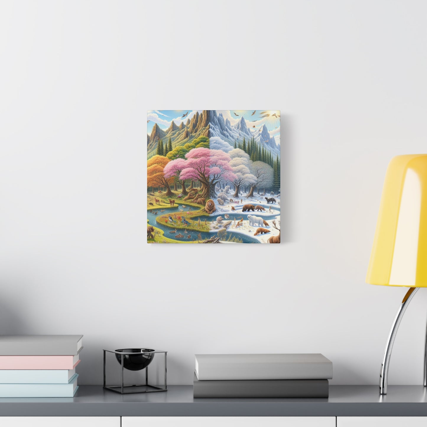 Die vier Jahreszeiten von Augustine Luminare       -Canvas -Wandgemälde