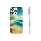 Strandparadies Handy Cover - Für iPhone & Samsung, Tauche ein in die Wellen - Die Inspiration für einen baldigen Urlaub