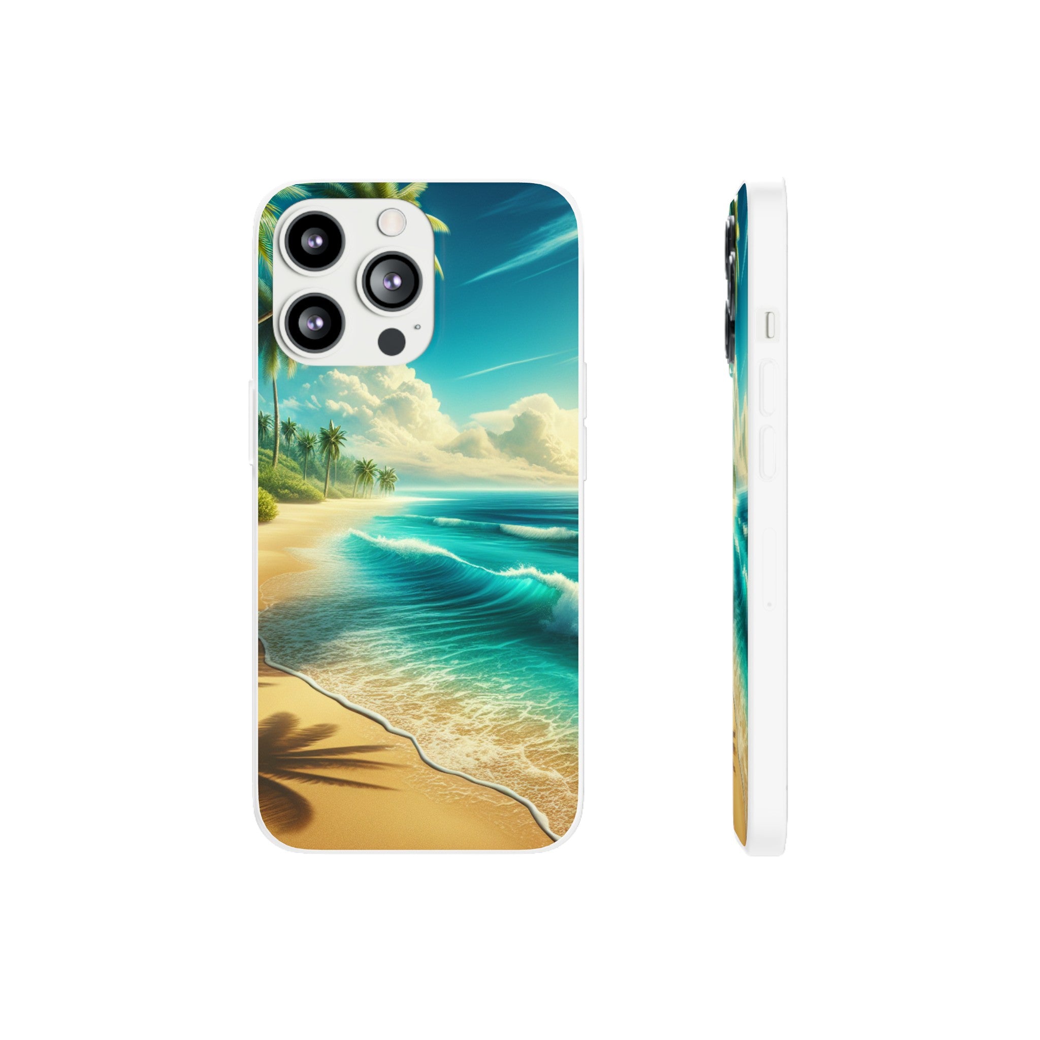 Strandparadies Handy Cover - Für iPhone & Samsung, Tauche ein in die Wellen - Die Inspiration für einen baldigen Urlaub