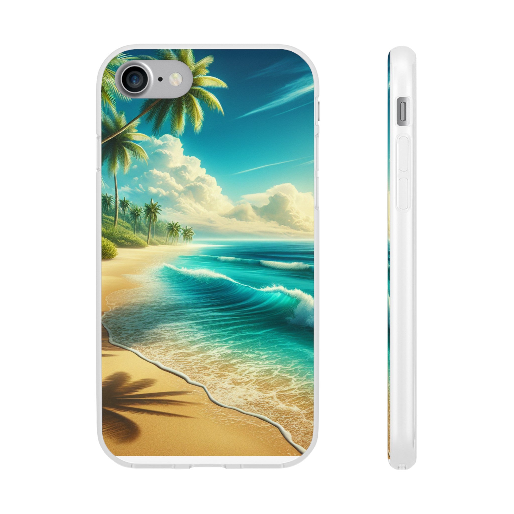 Strandparadies Handy Cover - Für iPhone & Samsung, Tauche ein in die Wellen - Die Inspiration für einen baldigen Urlaub