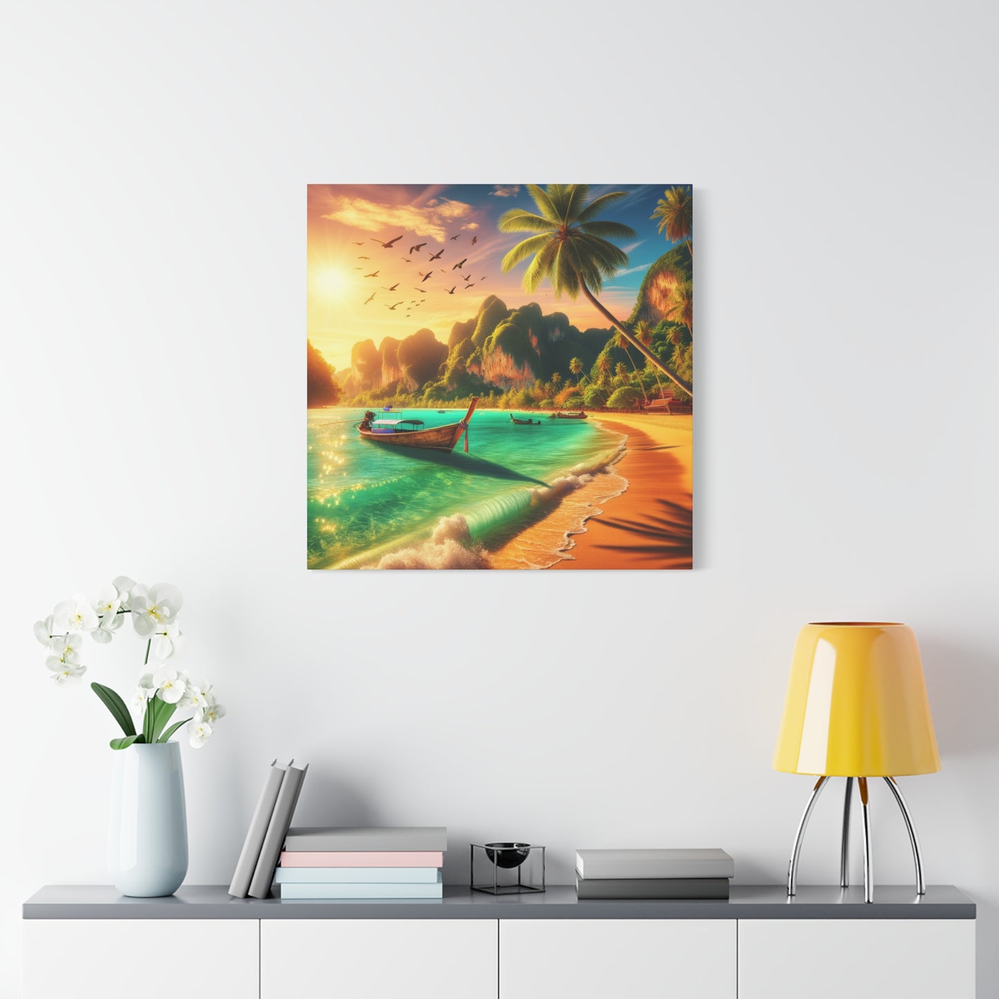 Entdecke die Schönheit Thailands: Atemberaubende Strand- und Meereslandschaften für dein Zuhause       - Canvas  - Wandbild