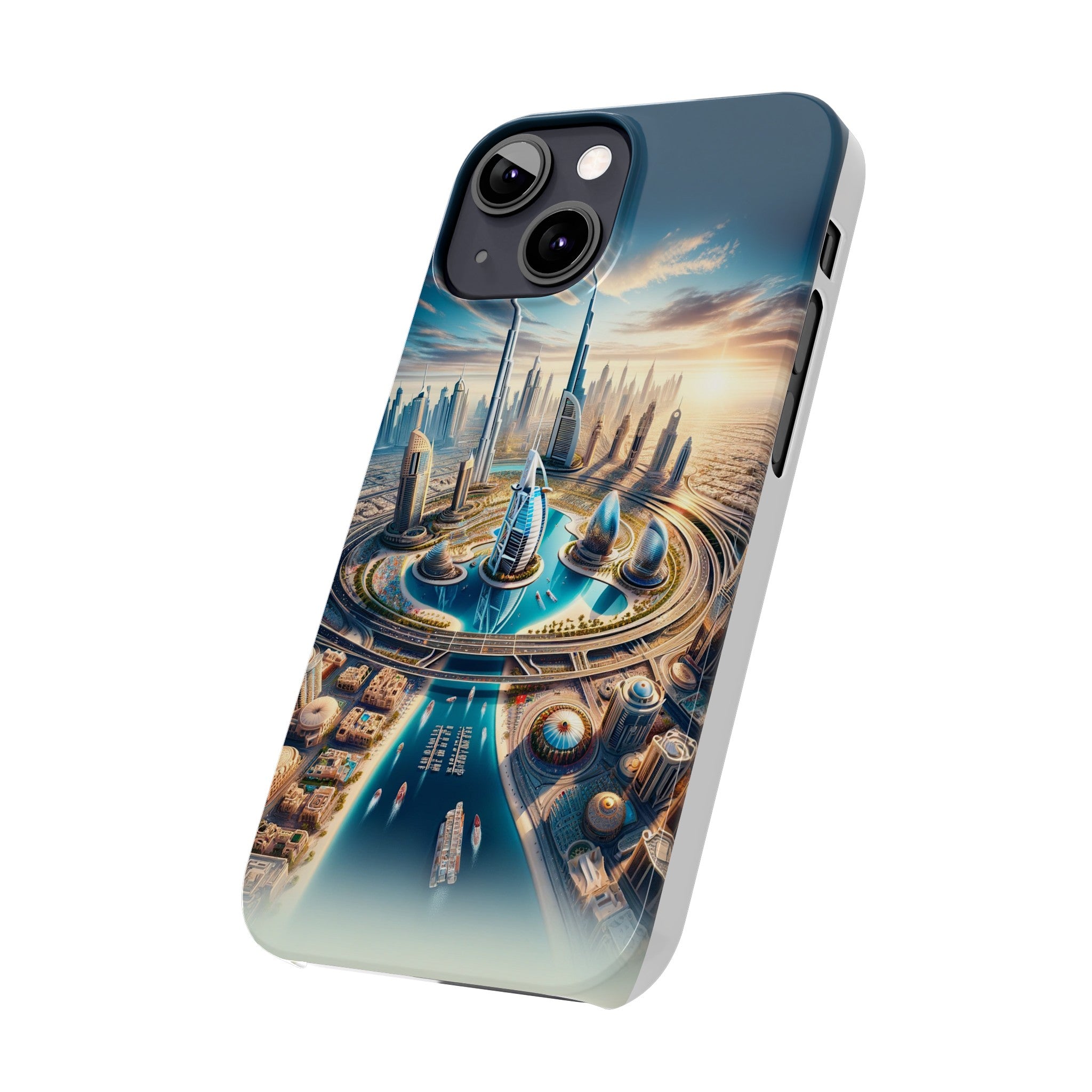 Dubai Dreams: Dein Handy-Cover in luxuriösem Glanz mit dem Design der Wahrzeichen Dubais wie z.B. Burj Khalifa oder dem Burj al Arab!