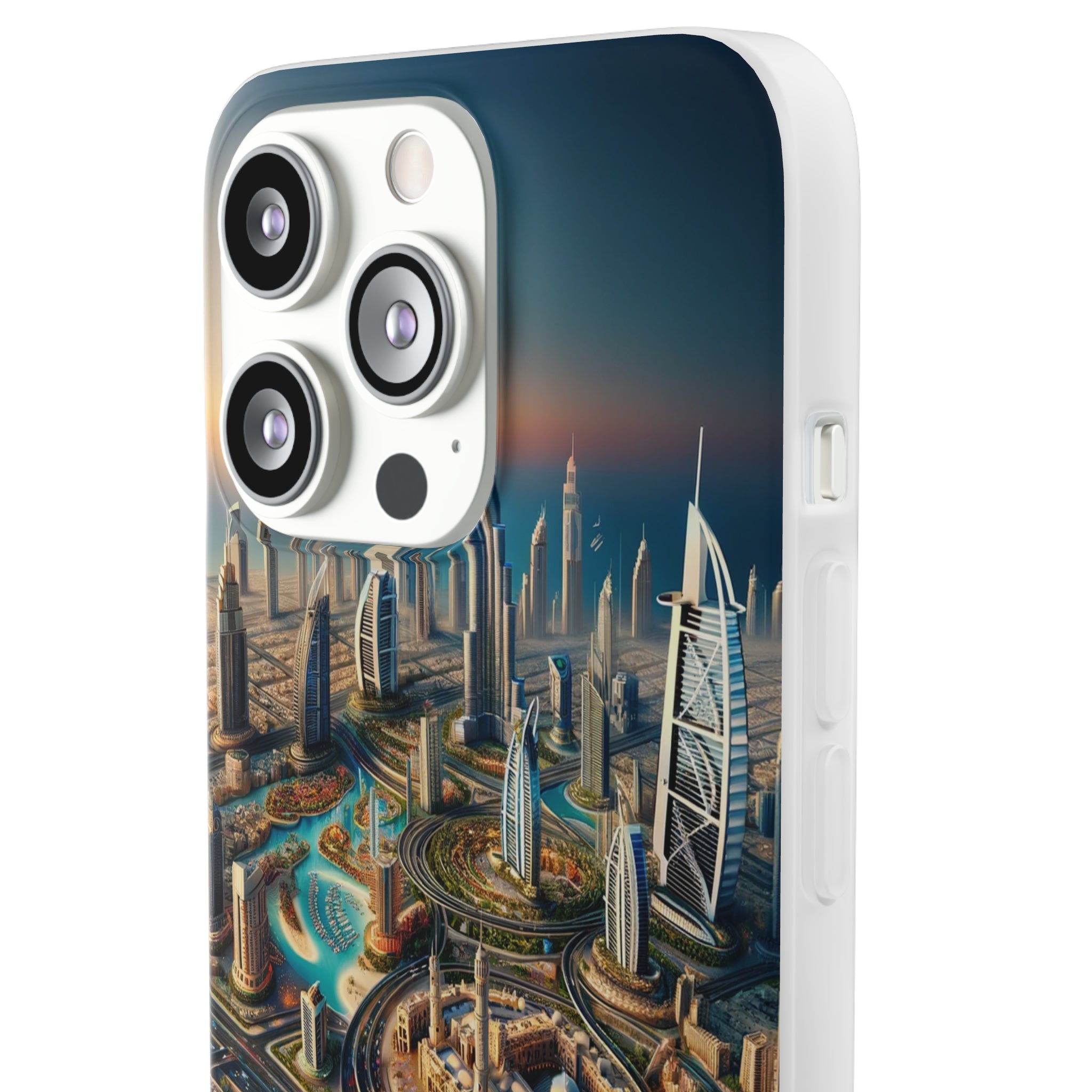 Dubai Dreams: Dein Handy-Cover in luxuriösem Glanz mit dem Design der Wahrzeichen Dubais wie z.B. Burj Khalifa oder dem Burj al Arab!