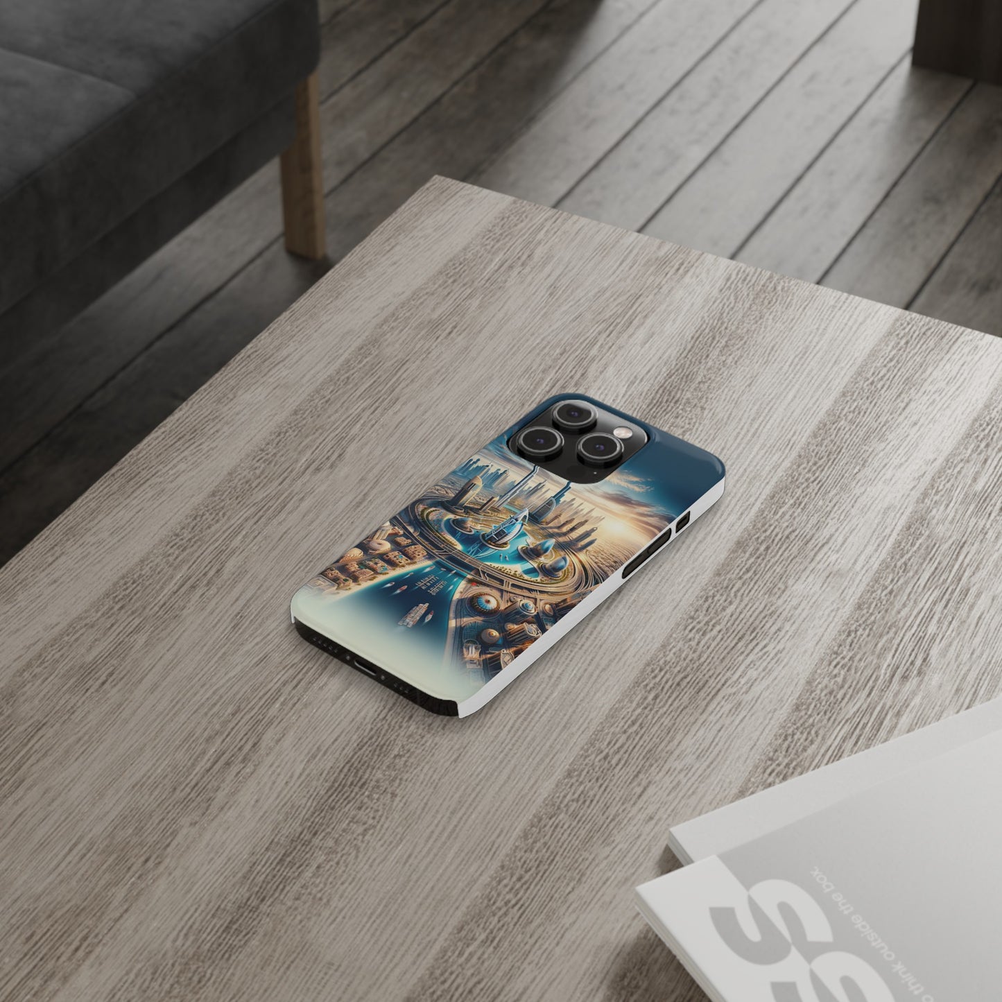 Dubai Dreams: Dein Handy-Cover in luxuriösem Glanz mit dem Design der Wahrzeichen Dubais wie z.B. Burj Khalifa oder dem Burj al Arab!