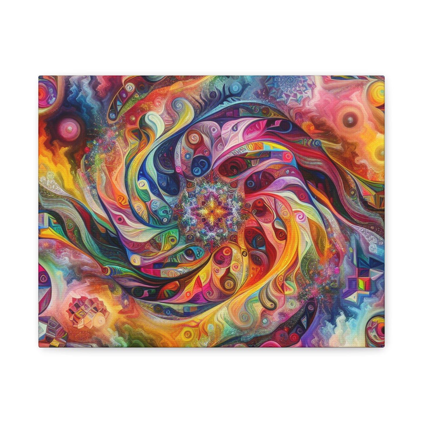 Bunte Spirale von Alabaster Fenton Fields    -Canvas -Wandgemälde