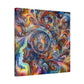 bunter Punk vonTheodore Vanborough Bloomfield     -Canvas