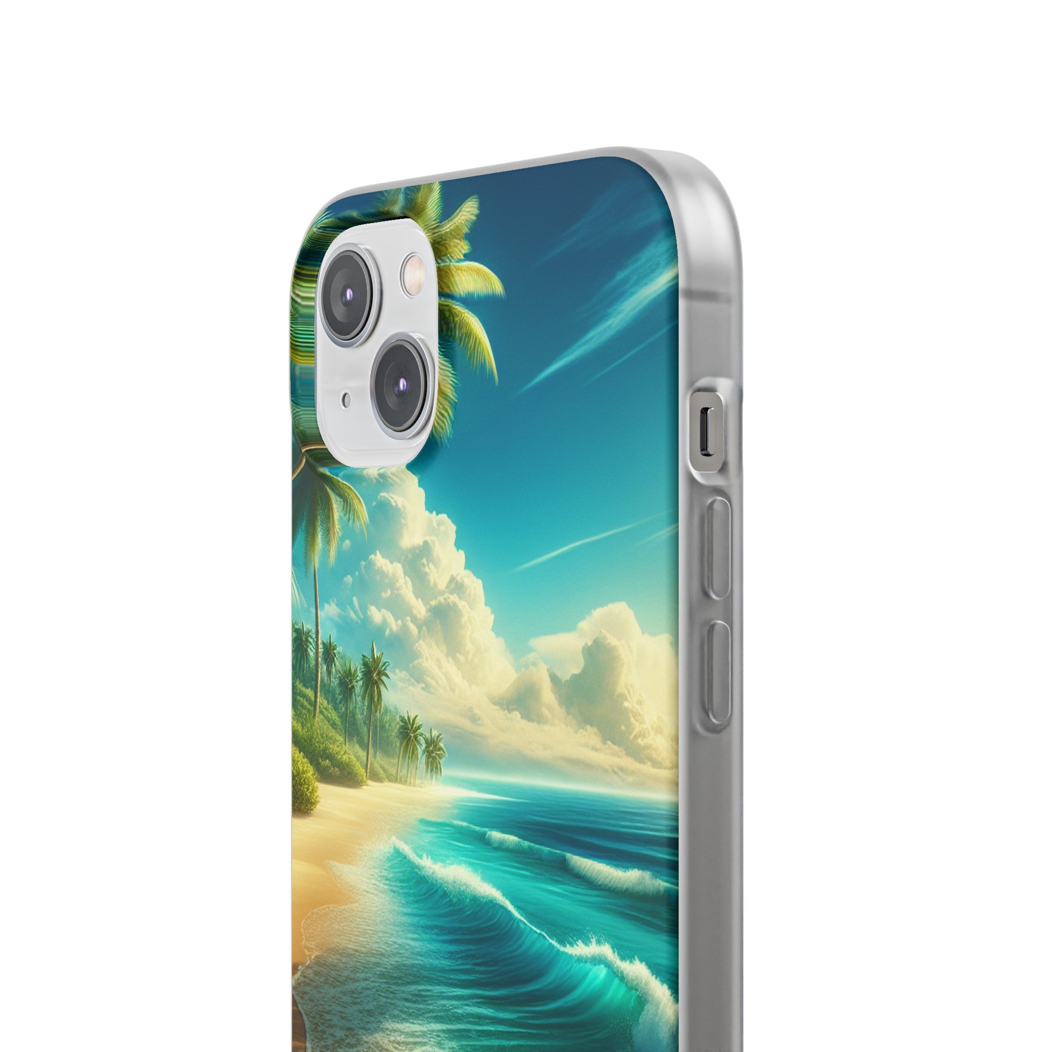 Strandparadies Handy Cover - Für iPhone & Samsung, Tauche ein in die Wellen - Die Inspiration für einen baldigen Urlaub