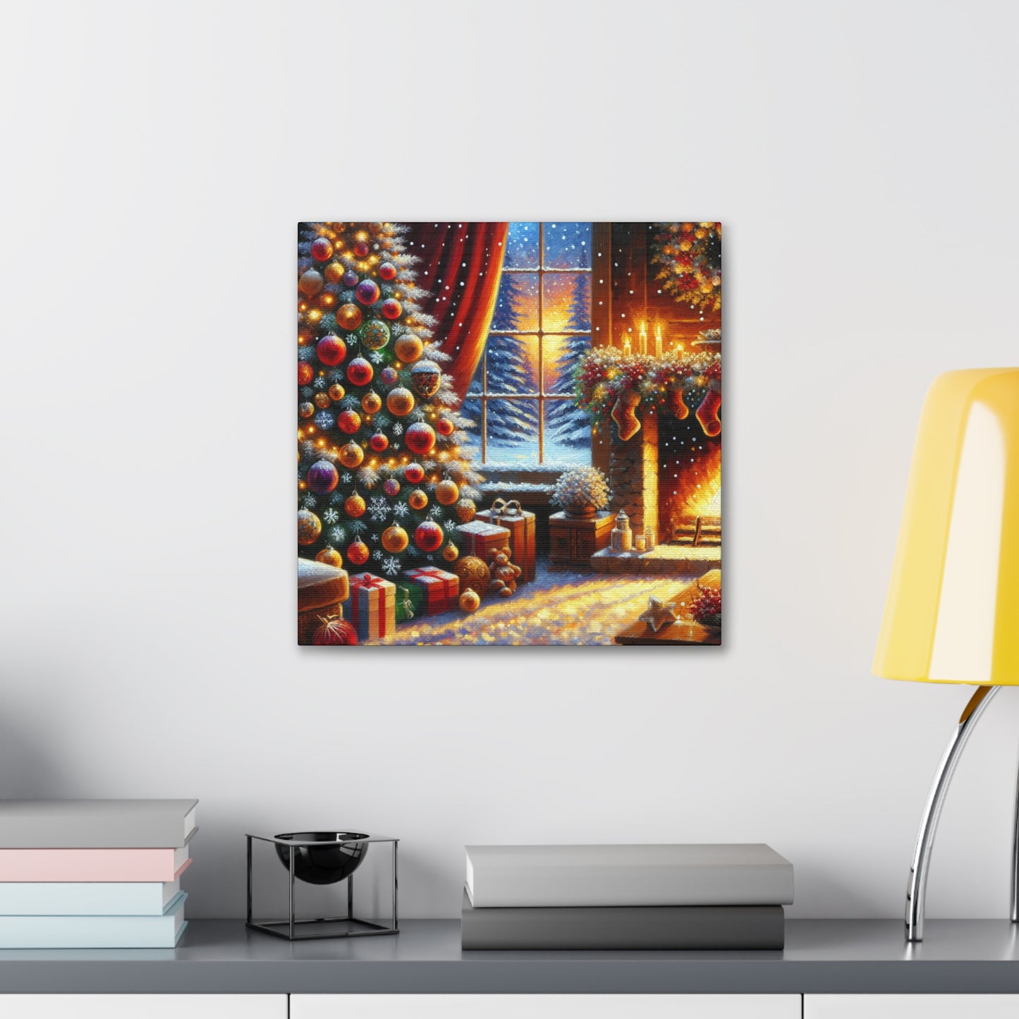 Christmas is coming von "Sebastian Delacroix"   -Canvas -Wandgemälde