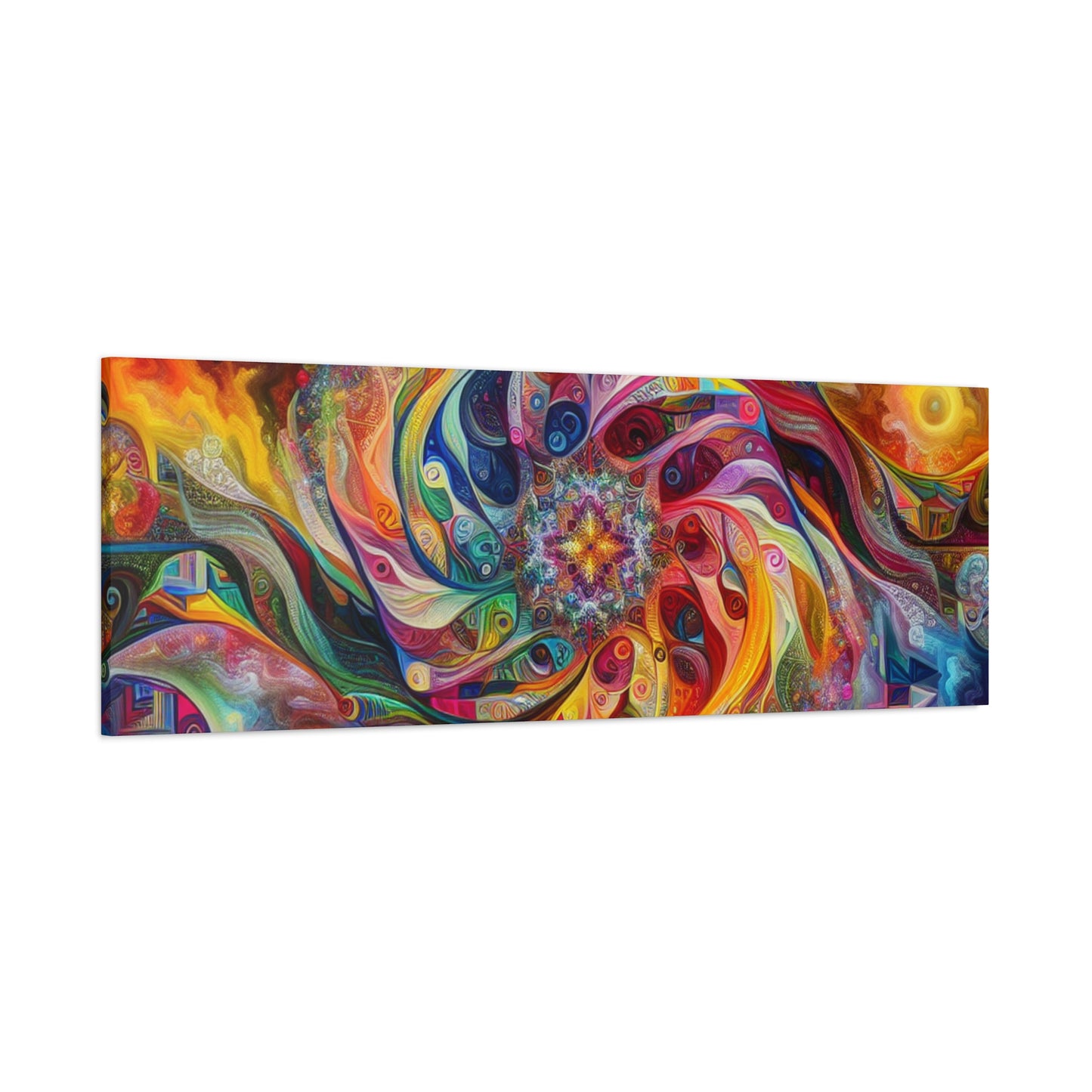 Bunte Spirale von Alabaster Fenton Fields    -Canvas -Wandgemälde