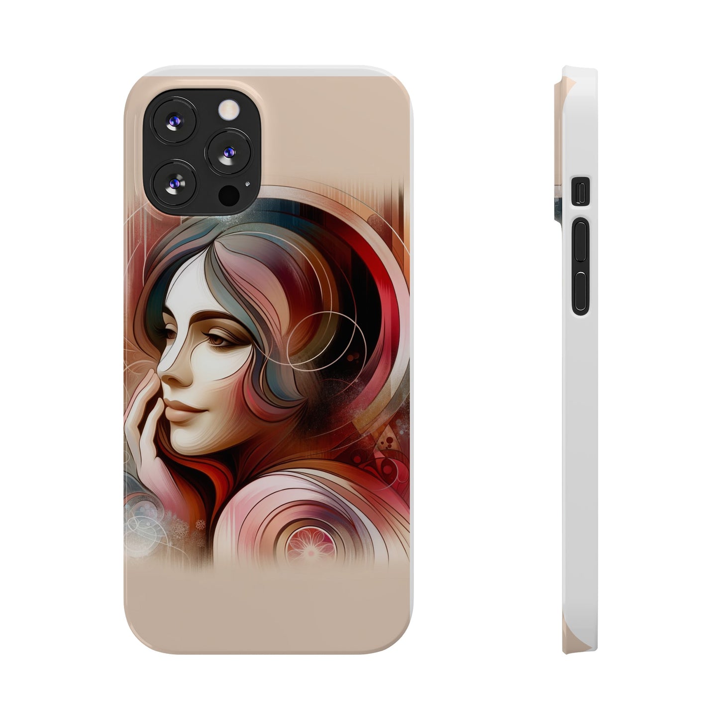 Herzensflüstern: Verzauberte Liebesmuse Handy - Cover - eine verliebte Frau