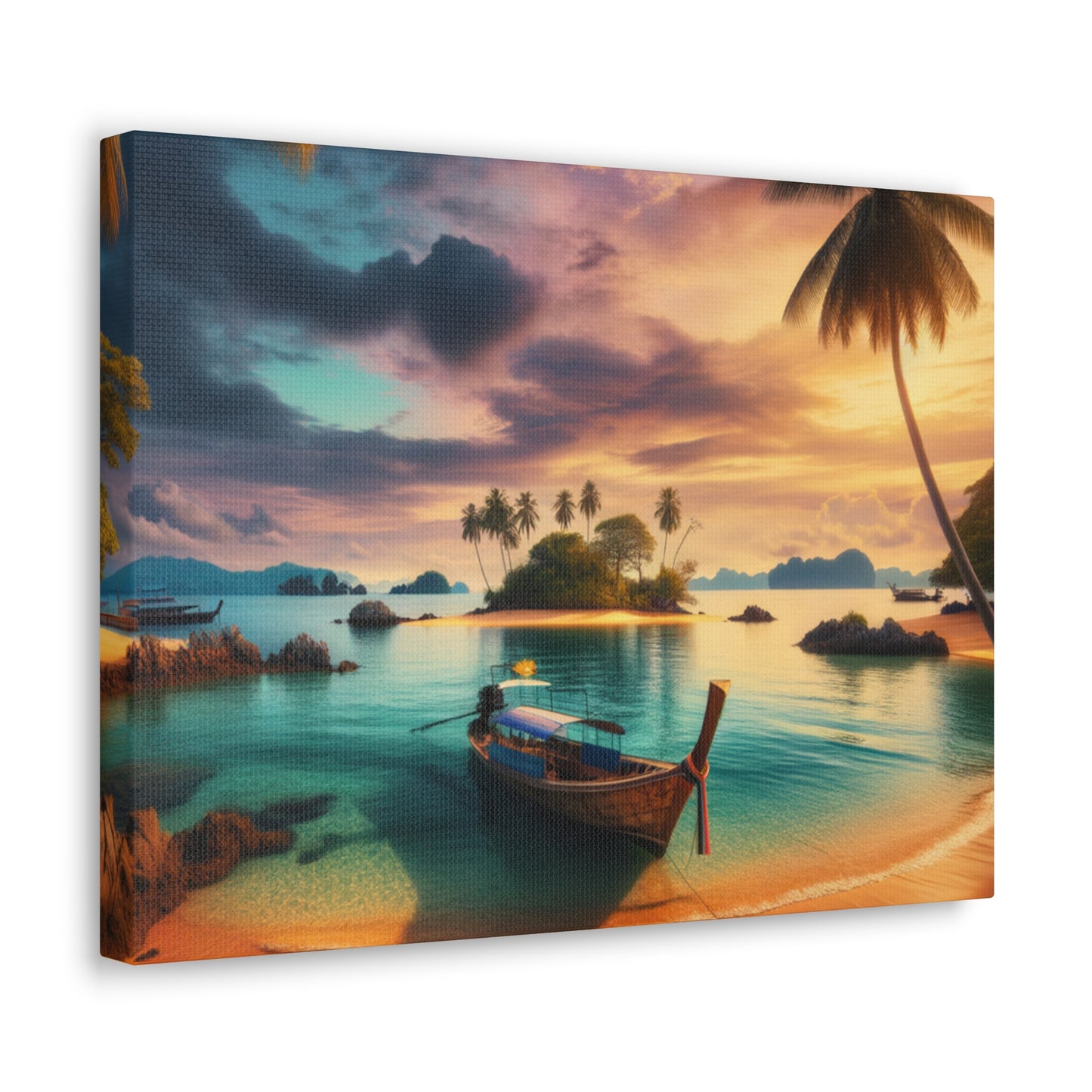 Entdecke die Schönheit Thailands: Atemberaubende Strand- und Meereslandschaften für Dein Zuhause       - Canvas  - Wandbild