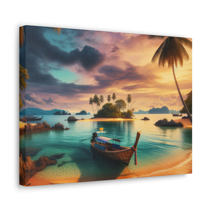 Entdecke die Schönheit Thailands: Atemberaubende Strand- und Meereslandschaften für Dein Zuhause       - Canvas  - Wandbild