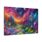 Wandgemälde von Theodore Auburnbrush   -Canvas-   -Trippy Painting-