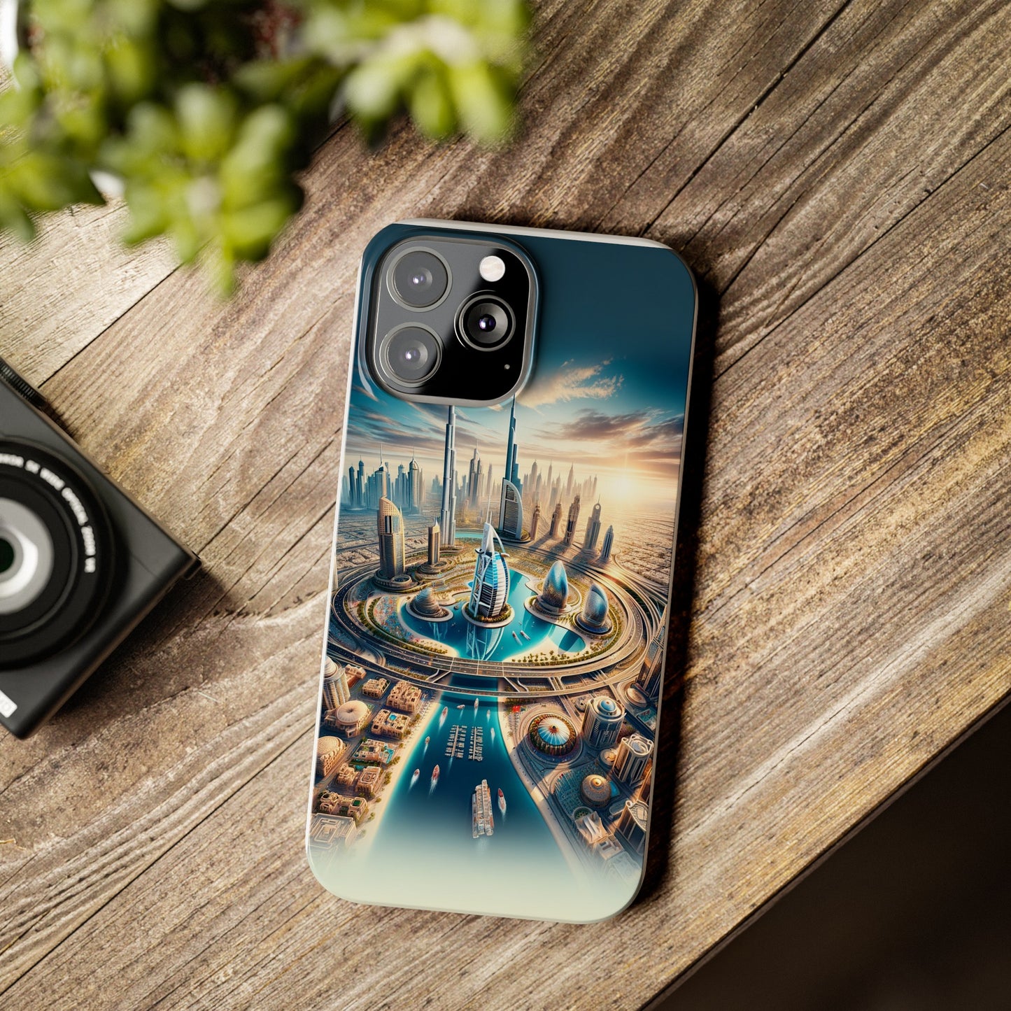 Dubai Dreams: Dein Handy-Cover in luxuriösem Glanz mit dem Design der Wahrzeichen Dubais wie z.B. Burj Khalifa oder dem Burj al Arab!