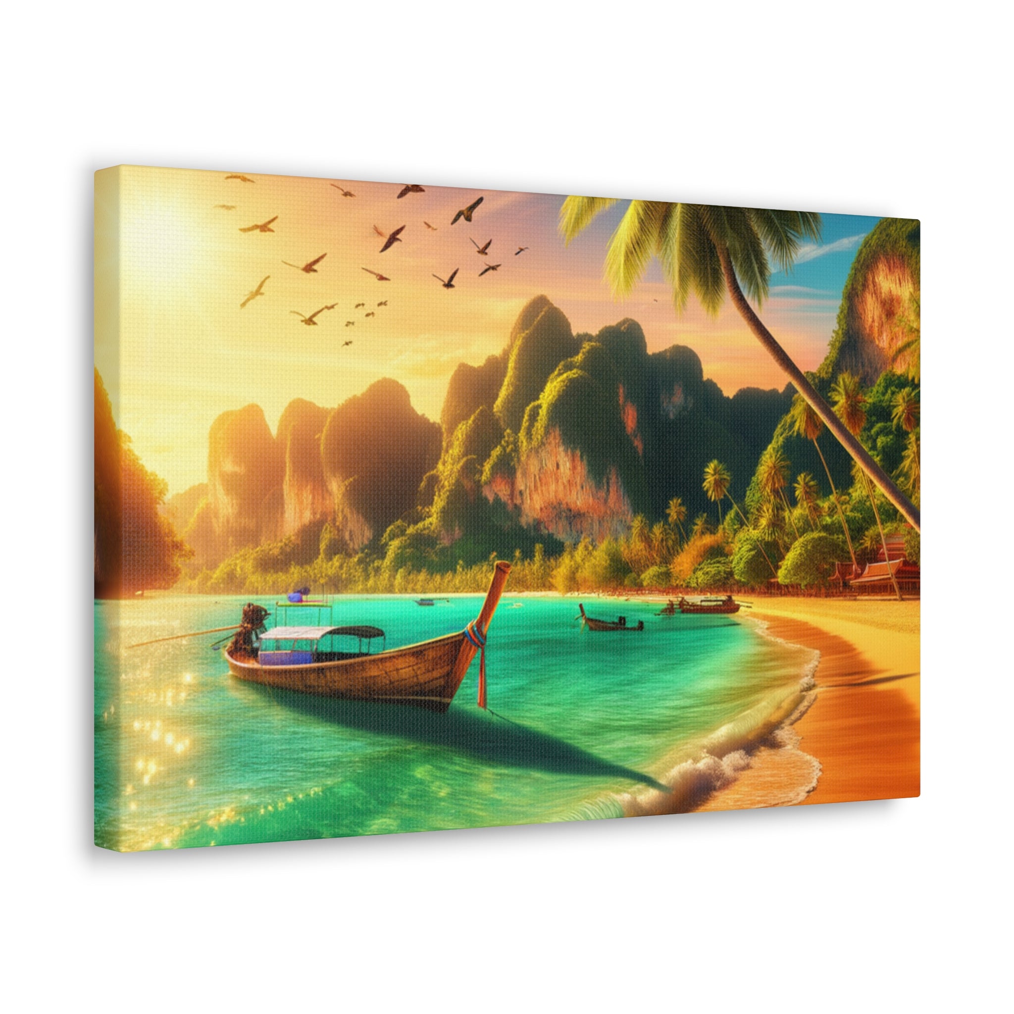 Entdecke die Schönheit Thailands: Atemberaubende Strand- und Meereslandschaften für dein Zuhause       - Canvas  - Wandbild