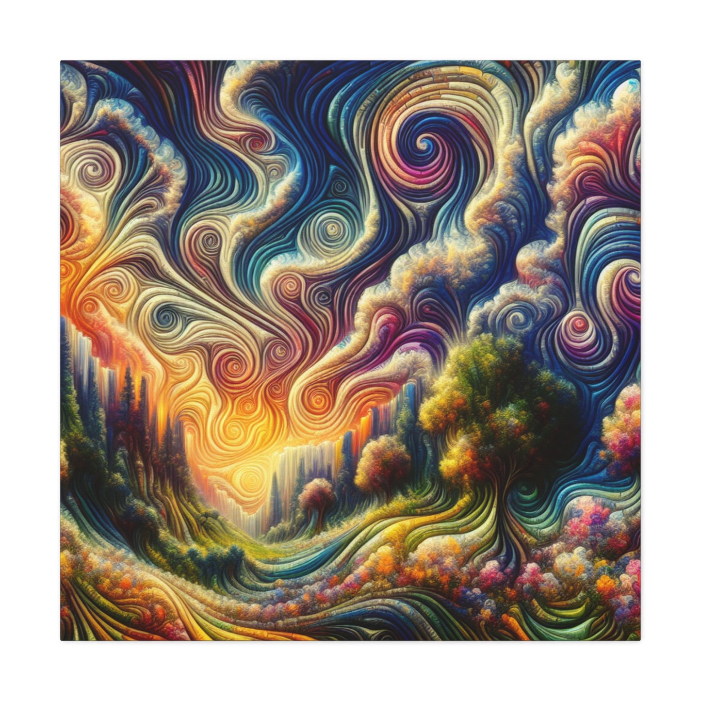 bebender Himmel von Edgar Bellefontaine    -Canvas -Wandgemälde