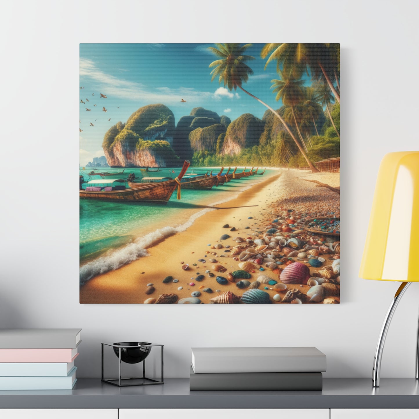 Entdecke die Schönheit Thailands: Atemberaubende Strand- und Meereslandschaften für Dein Zuhause    - Canvas  - Wandbild