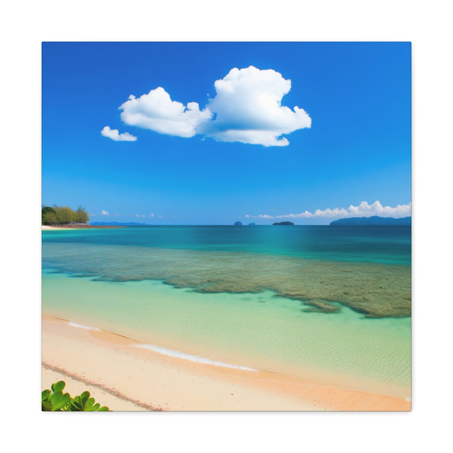 Entdecke die Schönheit Thailands: Atemberaubende Strand- und Meereslandschaften für Dein Zuhause           - Canvas  - Wandbild