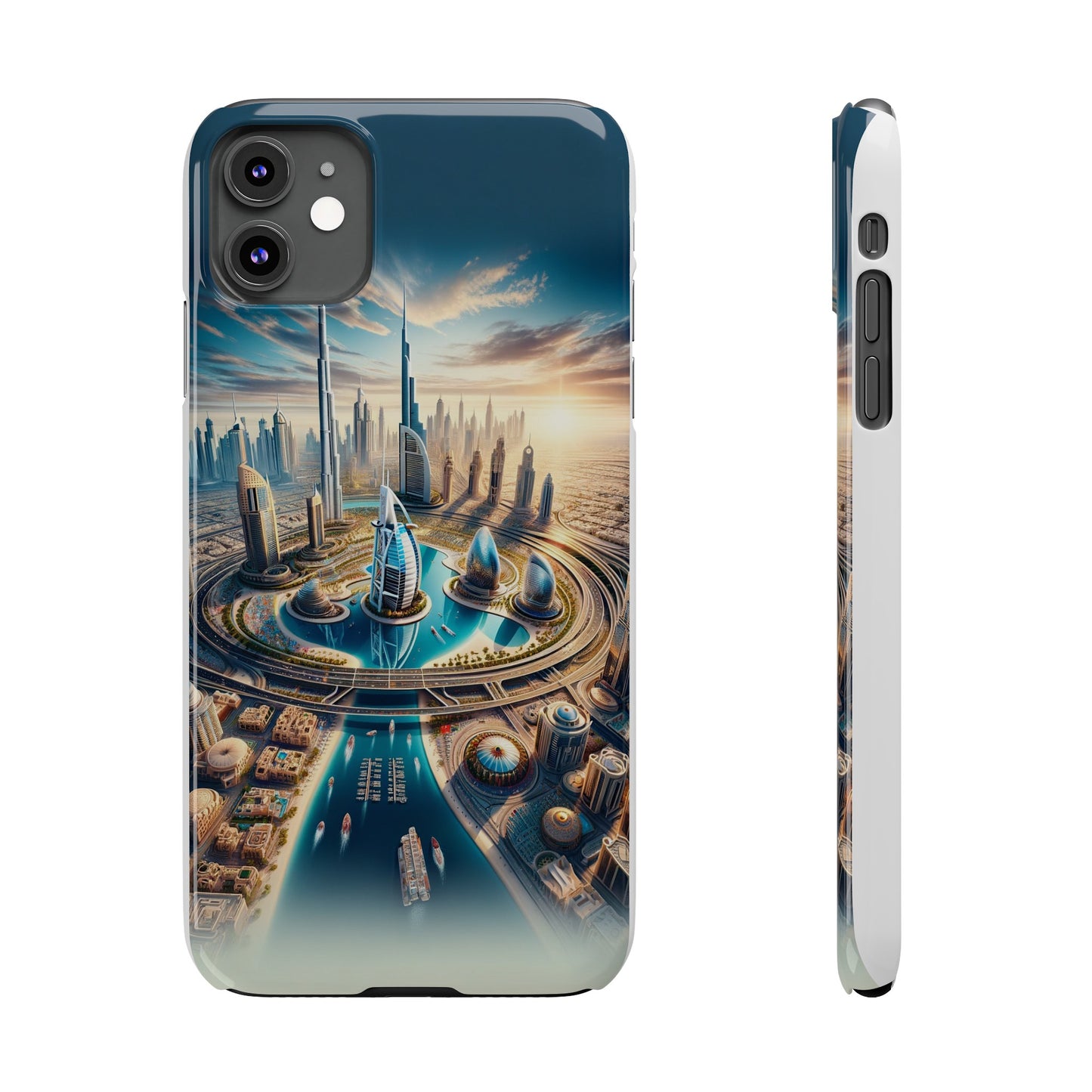 Dubai Dreams: Dein Handy-Cover in luxuriösem Glanz mit dem Design der Wahrzeichen Dubais wie z.B. Burj Khalifa oder dem Burj al Arab!