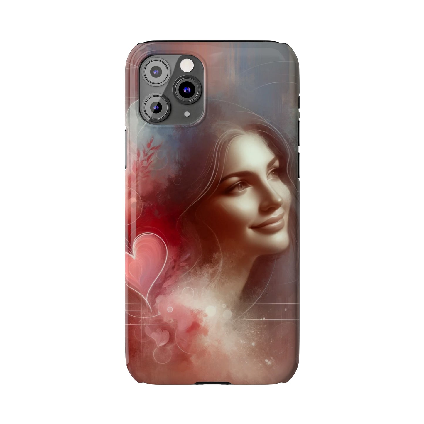 Herzensflüstern: Verzauberte Liebesmuse Handy - Cover - eine verliebte Frau
