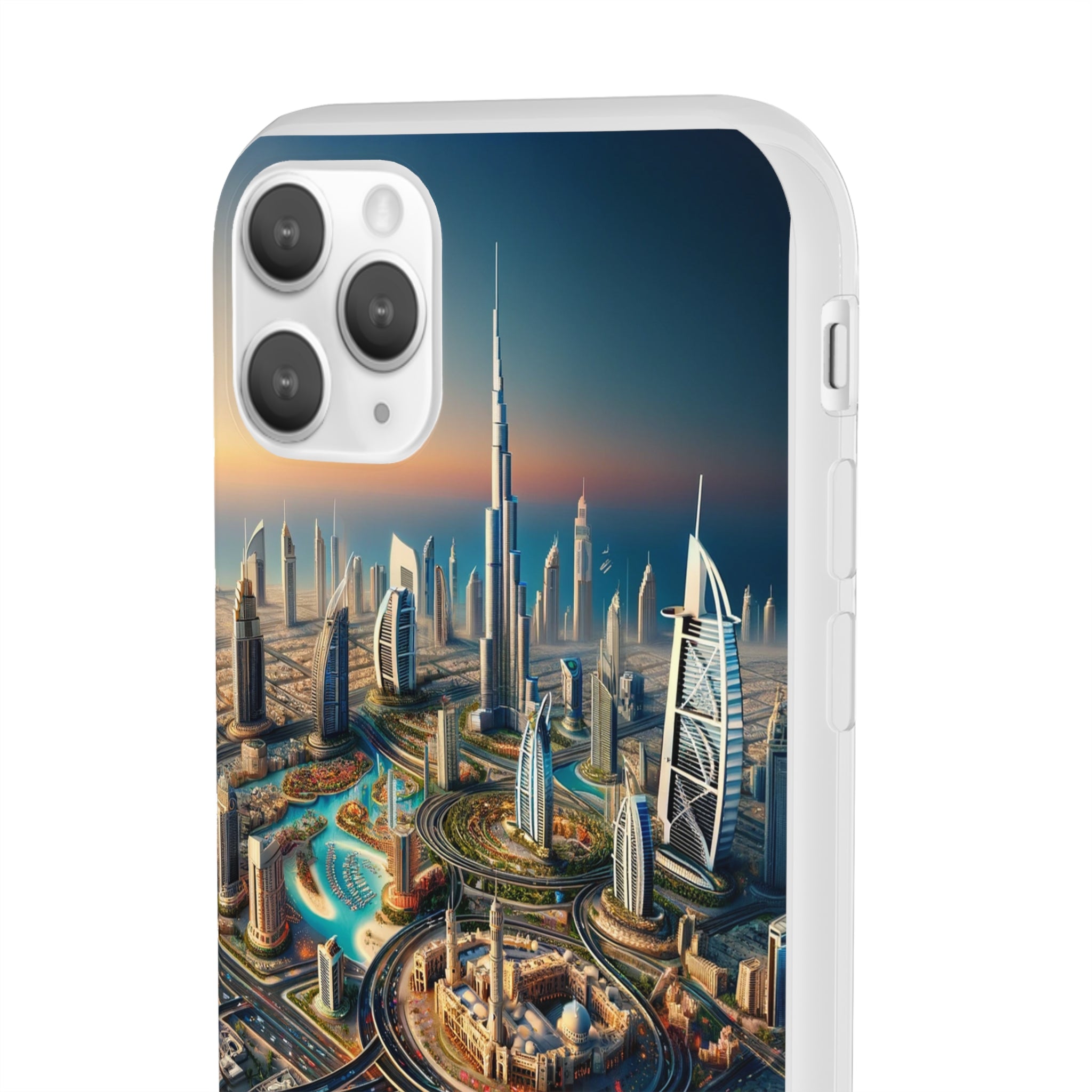 Dubai Dreams: Dein Handy-Cover in luxuriösem Glanz mit dem Design der Wahrzeichen Dubais wie z.B. Burj Khalifa oder dem Burj al Arab!