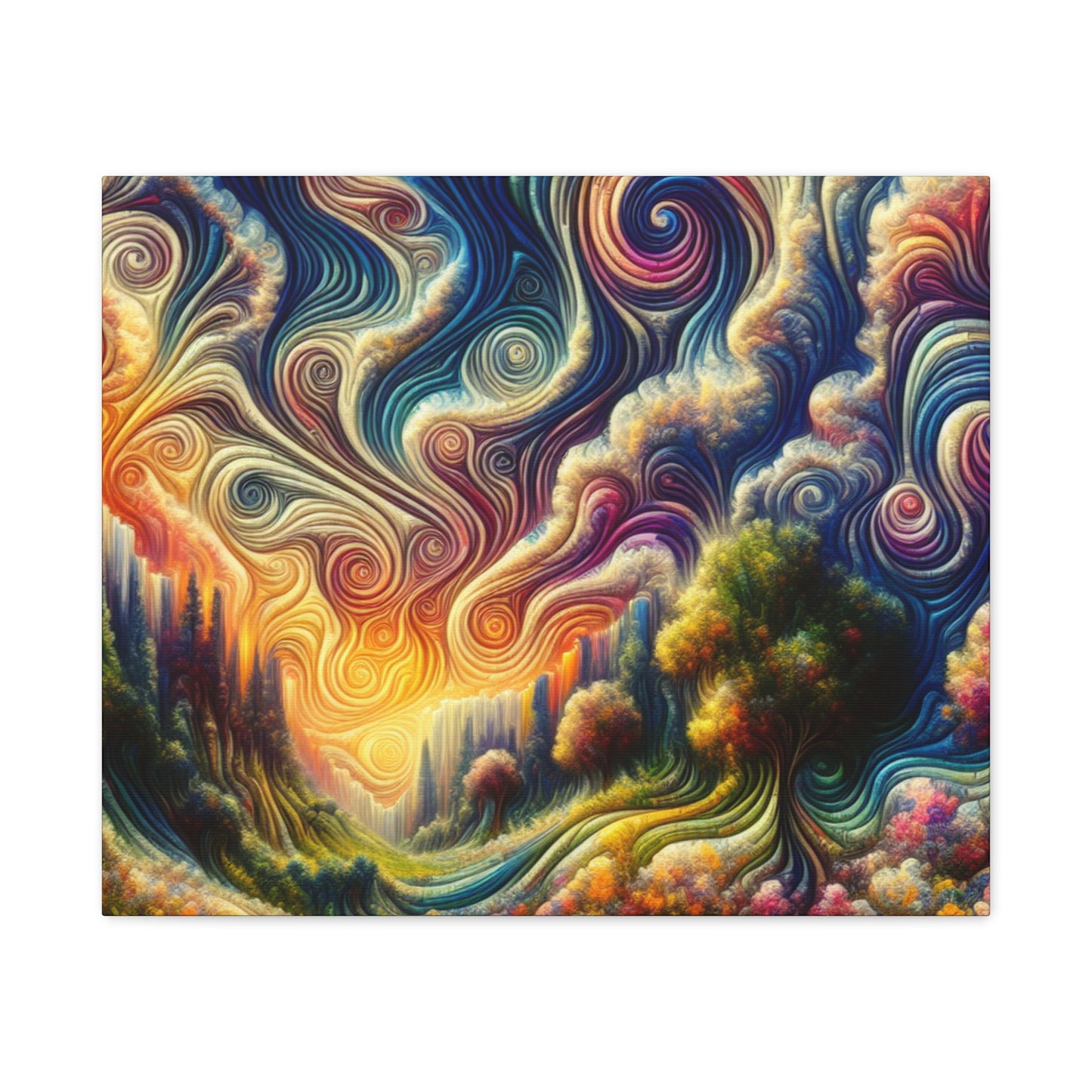 bebender Himmel von Edgar Bellefontaine    -Canvas -Wandgemälde