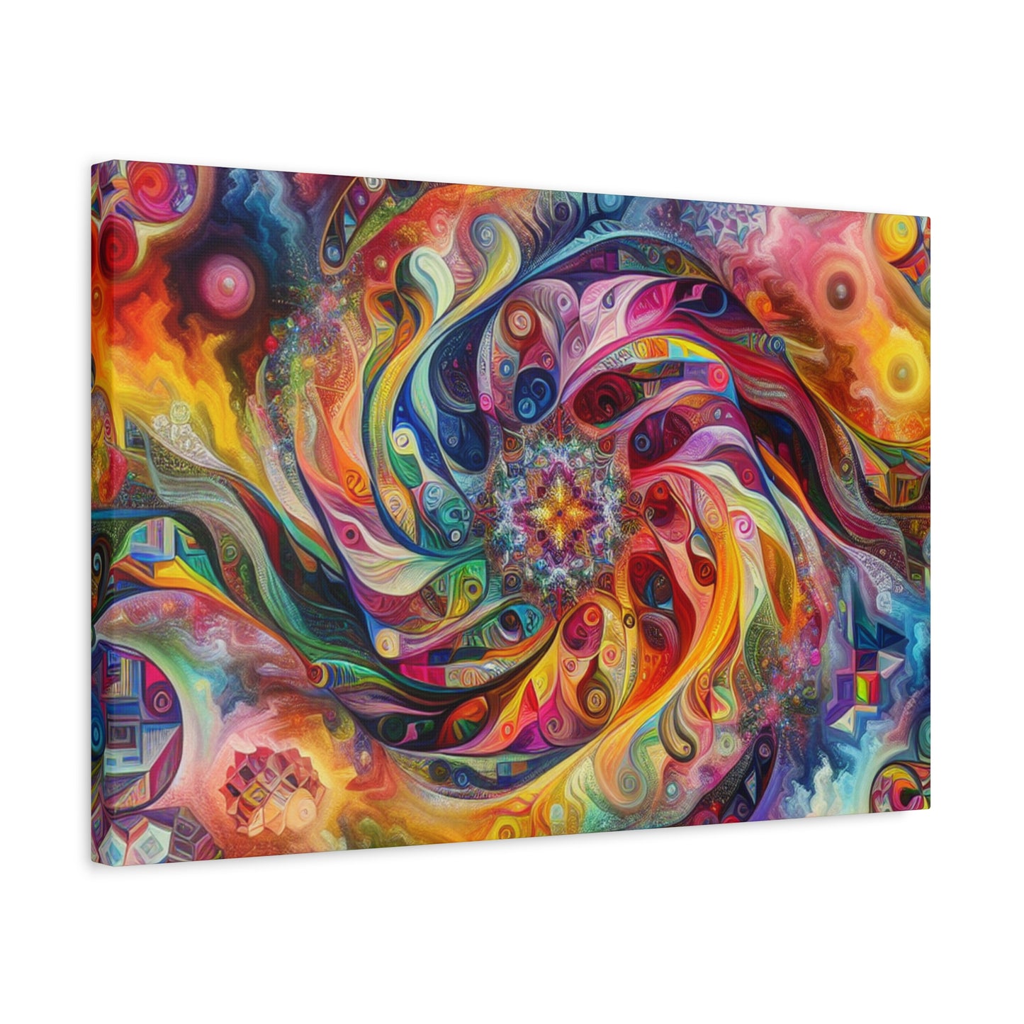 Bunte Spirale von Alabaster Fenton Fields    -Canvas -Wandgemälde