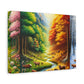 Tiere des Waldes von Benedict Rousseau Monet     -Canvas -Wandgemälde