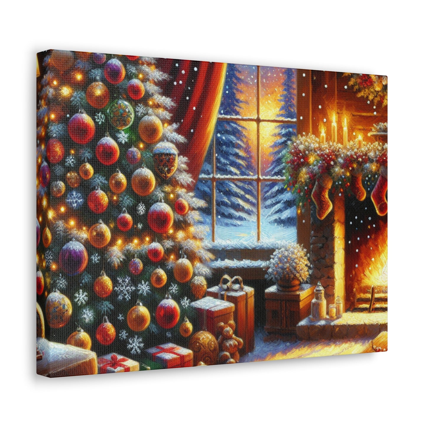 Christmas is coming von "Sebastian Delacroix"   -Canvas -Wandgemälde