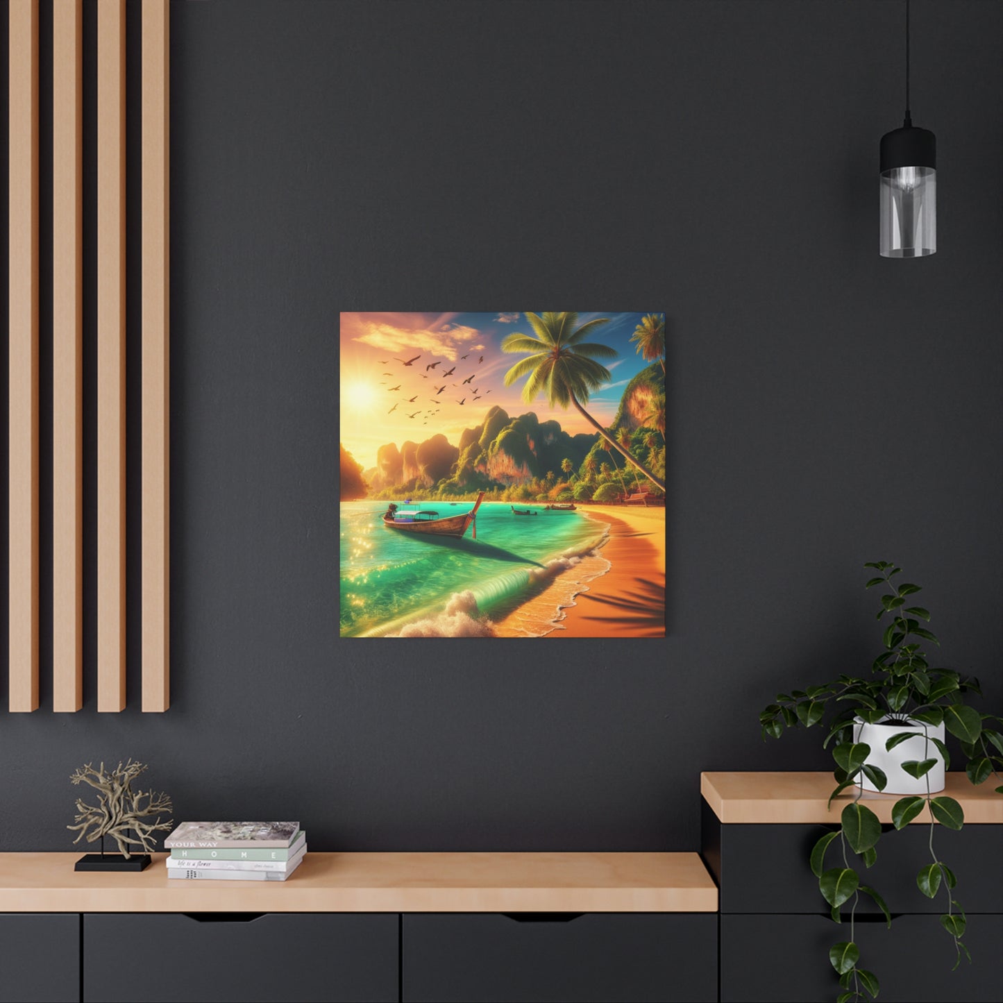Entdecke die Schönheit Thailands: Atemberaubende Strand- und Meereslandschaften für dein Zuhause       - Canvas  - Wandbild
