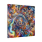 bunter Punk vonTheodore Vanborough Bloomfield     -Canvas