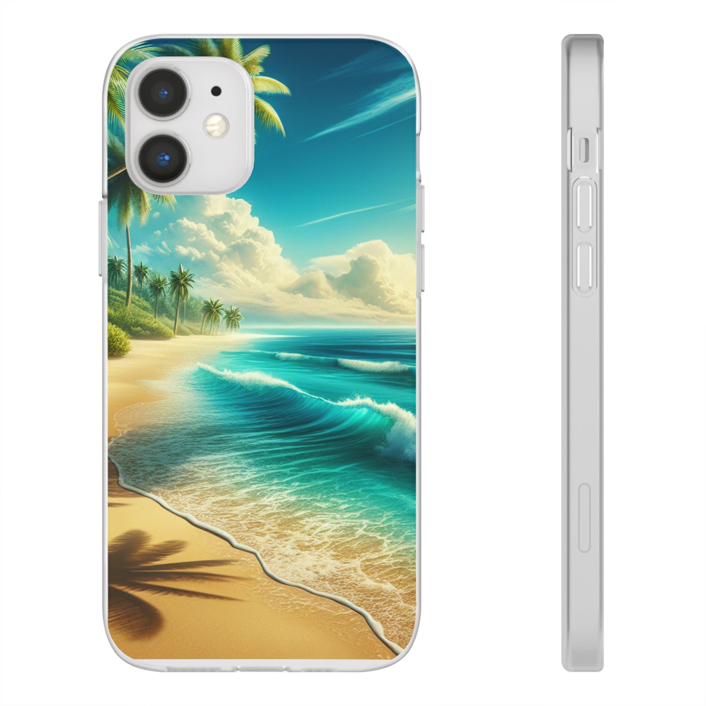 Strandparadies Handy Cover - Für iPhone & Samsung, Tauche ein in die Wellen - Die Inspiration für einen baldigen Urlaub