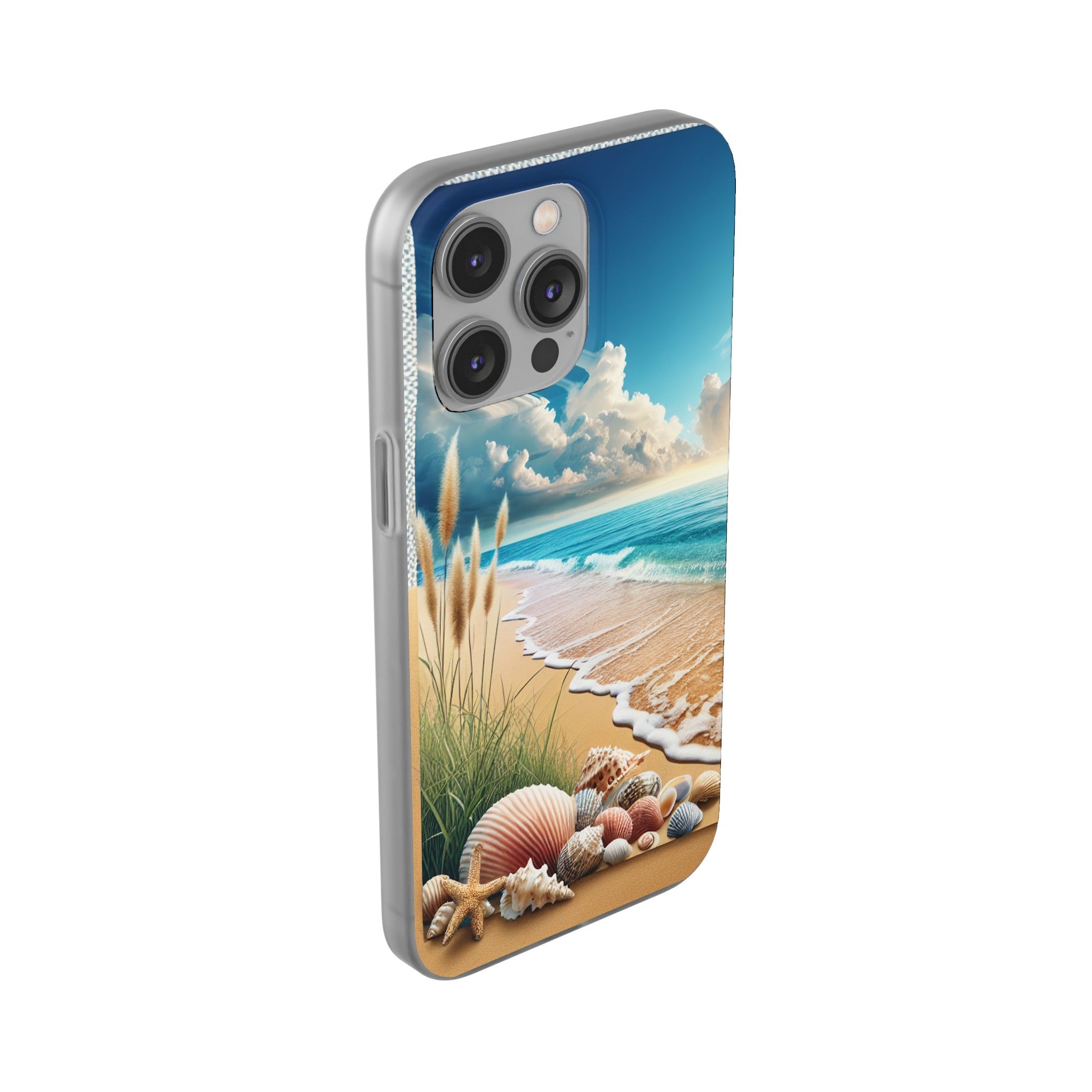 Strandparadies Handy Cover - Für iPhone & Samsung, Tauche ein in die Wellen - Die Inspiration für einen baldigen Urlaub