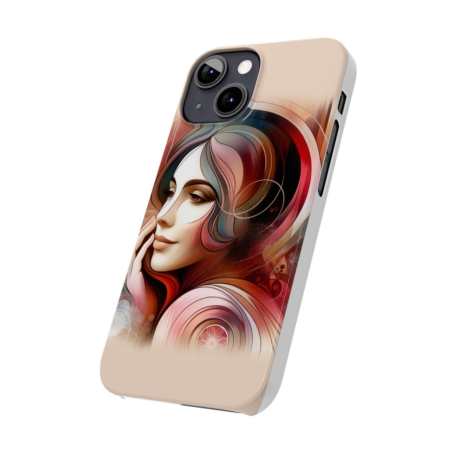 Herzensflüstern: Verzauberte Liebesmuse Handy - Cover - eine verliebte Frau