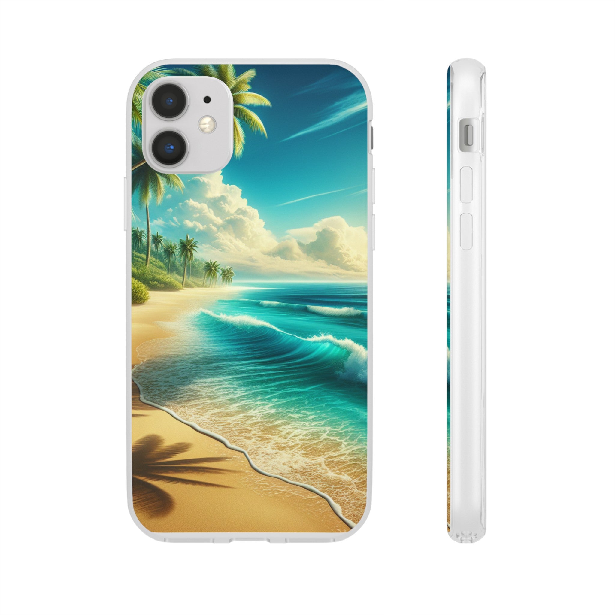 Strandparadies Handy Cover - Für iPhone & Samsung, Tauche ein in die Wellen - Die Inspiration für einen baldigen Urlaub