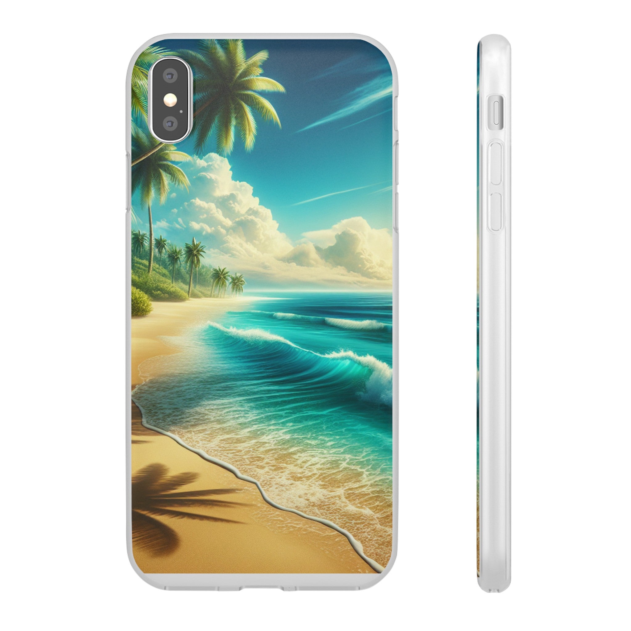 Strandparadies Handy Cover - Für iPhone & Samsung, Tauche ein in die Wellen - Die Inspiration für einen baldigen Urlaub