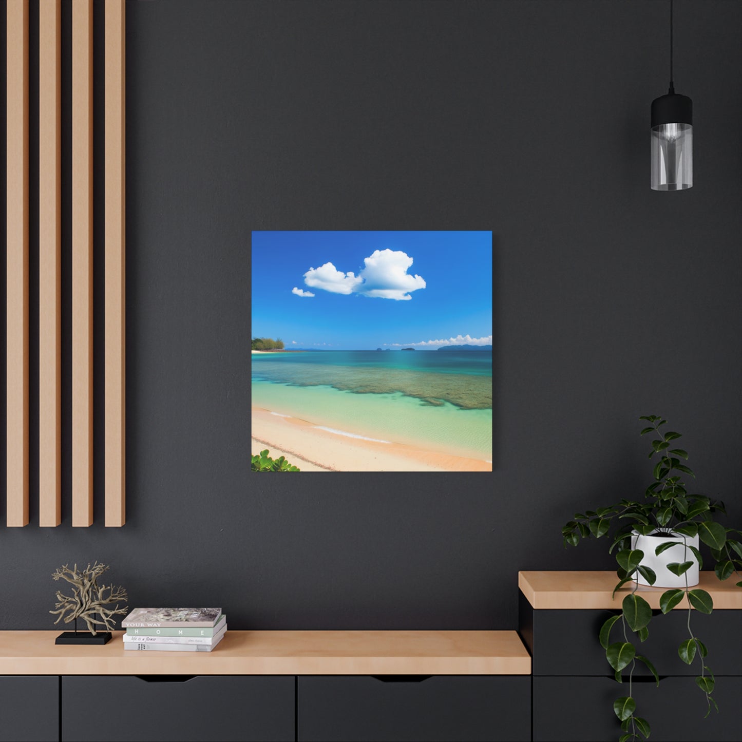 Entdecke die Schönheit Thailands: Atemberaubende Strand- und Meereslandschaften für Dein Zuhause           - Canvas  - Wandbild