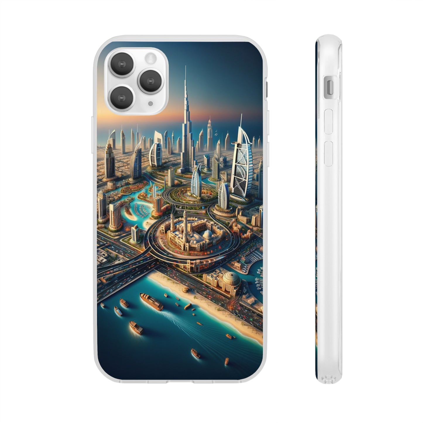 Dubai Dreams: Dein Handy-Cover in luxuriösem Glanz mit dem Design der Wahrzeichen Dubais wie z.B. Burj Khalifa oder dem Burj al Arab!