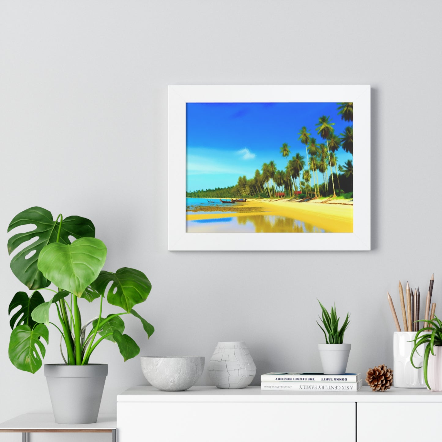 Traumhafte Küstenparadiese: Entdecken Sie unsere exklusive Sammlung von Strand- und Meeresbildern aus Thailand, Vietnam und den Philippinen "gerahmter Rahmen"