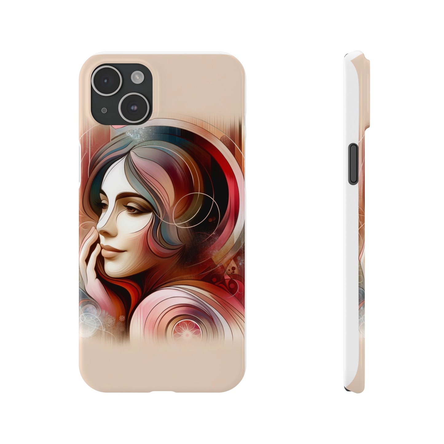 Herzensflüstern: Verzauberte Liebesmuse Handy - Cover - eine verliebte Frau